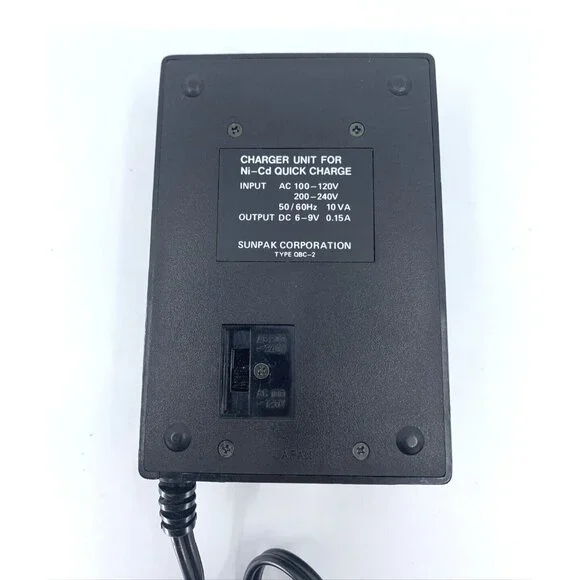 Sunpak Quick Charger Type QBC 2 ONLY for Sanyo 500AAF Ni Cd Nicad Batteries - Picture 4 of 5